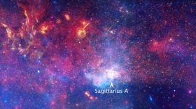 Center of the Milky Way Galaxy. Credits: Chandra X-ray Observatory, Hubble Space Telescope and Spitzer Space Telescope Center of the Milky Way Galaxy. Credits: Chandra X-ray Observatory, Hubble Space Telescope and Spitzer Space Telescope
